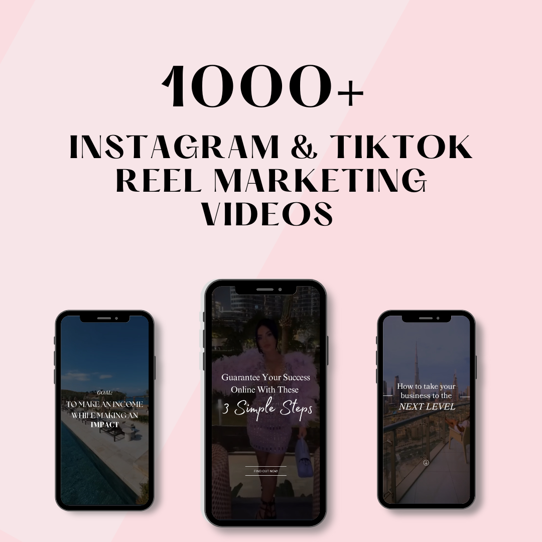Instagram  & Tiktok Reels Digital Marketing Videos