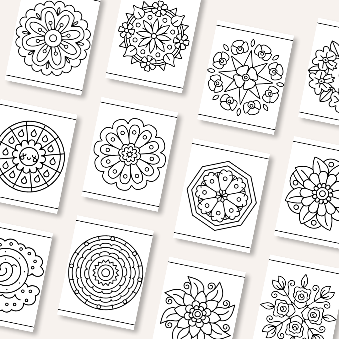 Mandala: 75 Bold and Easy Coloring Pages