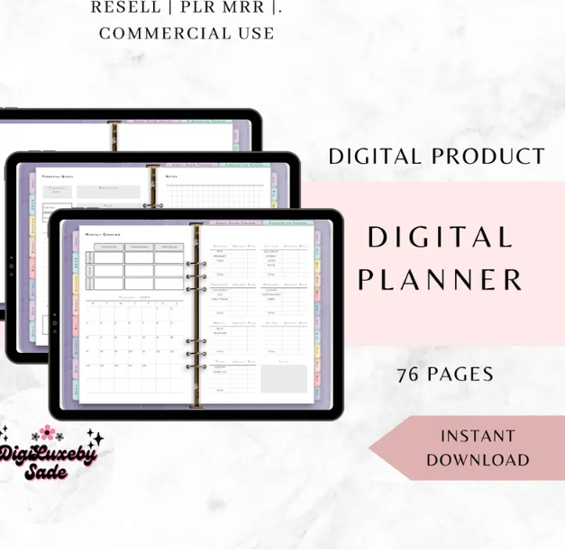Ultimate Finance Planner | Personal & Commercial Use Ultimate Finance Planner MRR PLR Included Resellable Digital Products