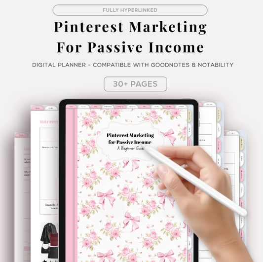 Pinterest Marketing For Passive Income Planner
